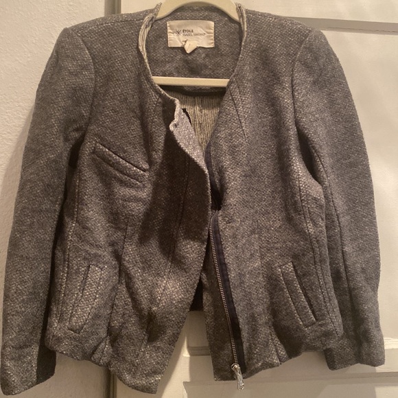 Isabel Marant gray virgin wool jacket size 2 - Picture 4 of 13